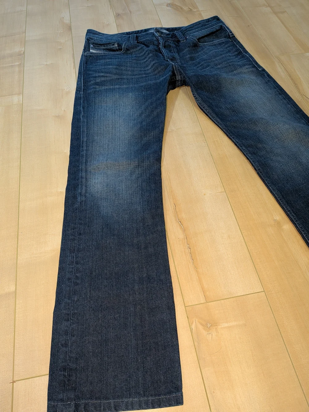 Vintage Y2K Diesel Safado Straight Fit Dark Blue Washed Jeans Great Condition - Picture 8 of 8